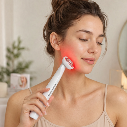 Red Light Therapy Wand for Face – Anti Aging Skin Care Device, Wrinkle Remover, Facial Rejuvenation Tool, Collagen Boost, Home Skincare Device